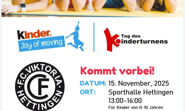 Kinderturntag am Samstag 15.11.2025